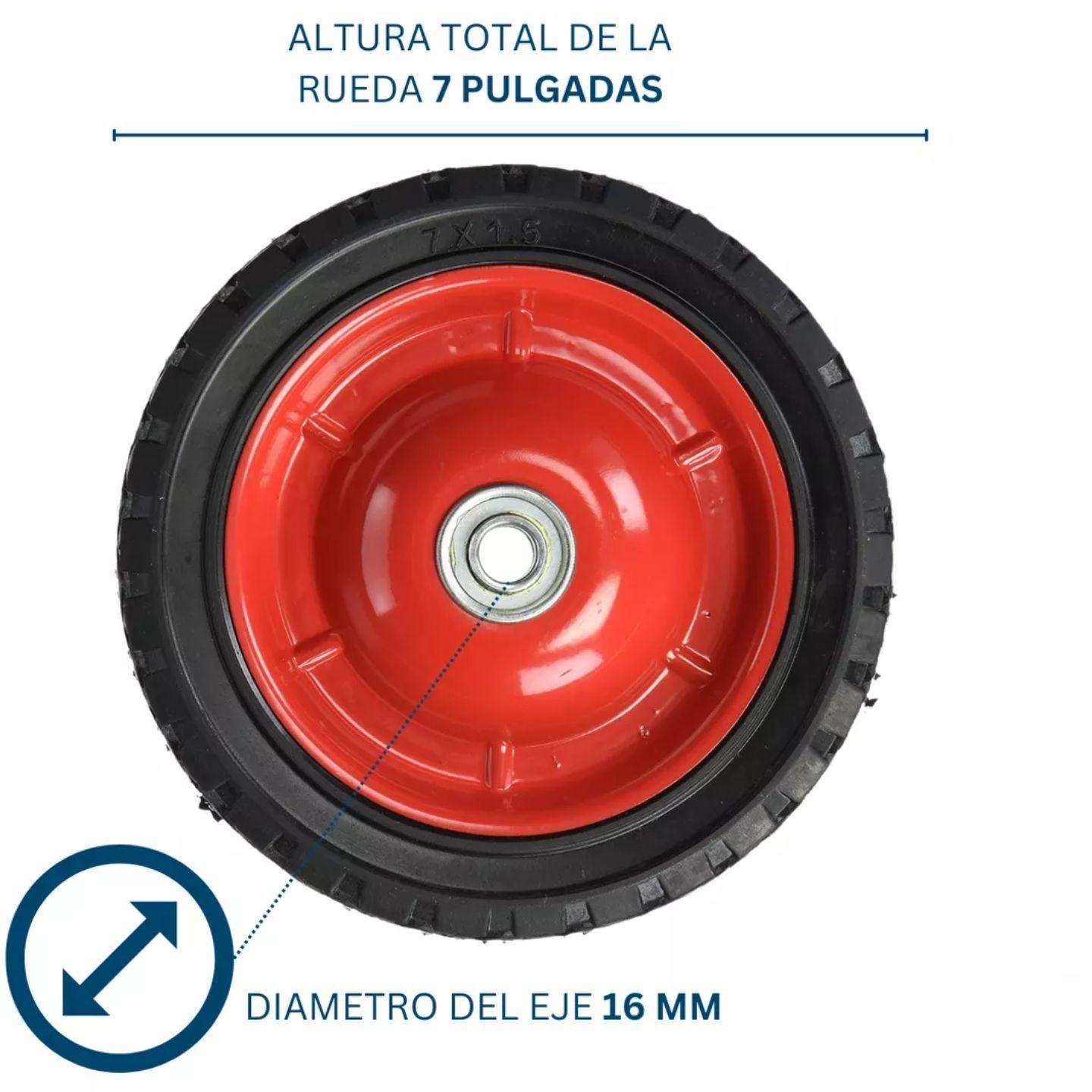 Ruedas Para Carro Macizas 7 Pulgadas Dicas-5