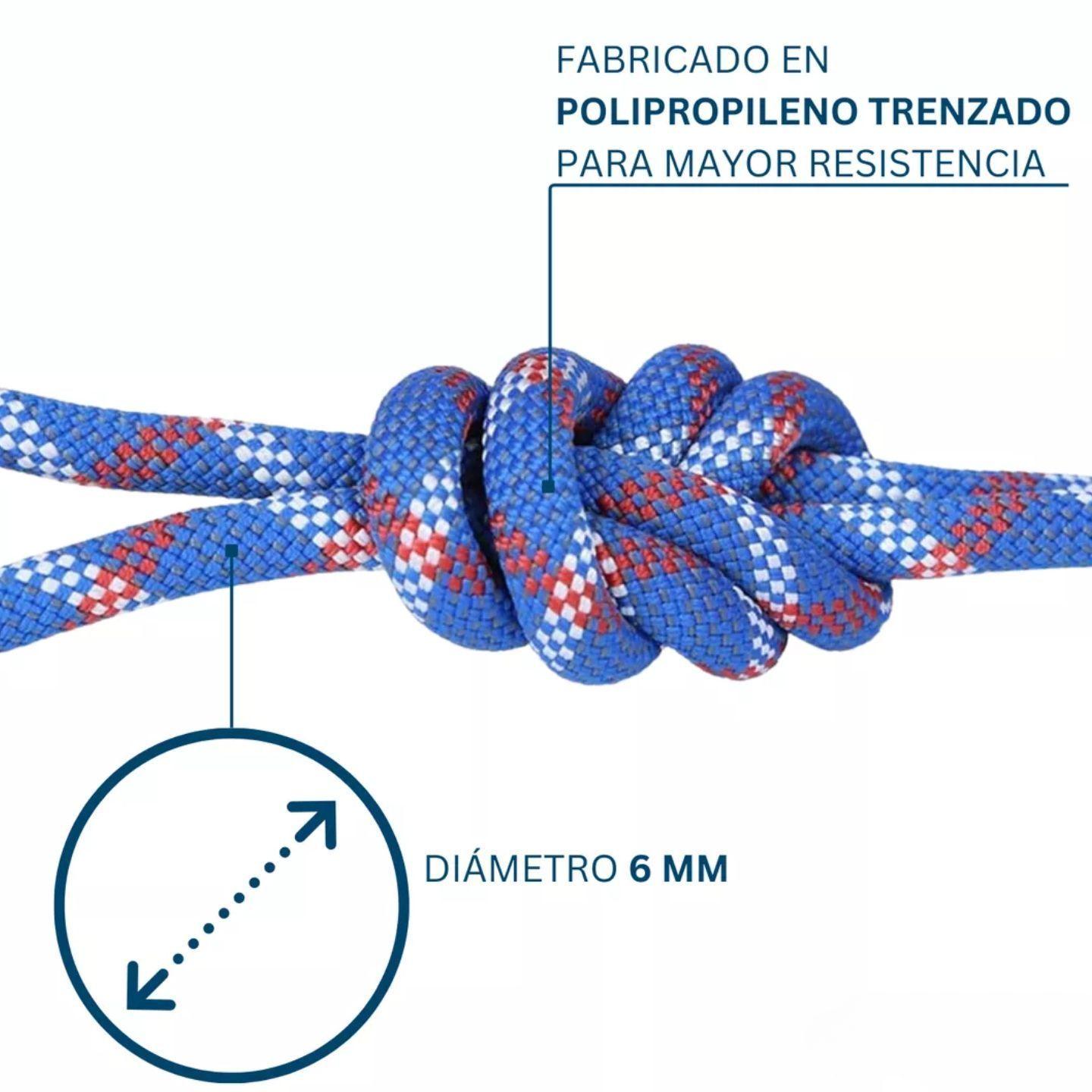 Cordel Cuerda Perlón Trenzado 6 Mm 100 Metros Ferretools-4