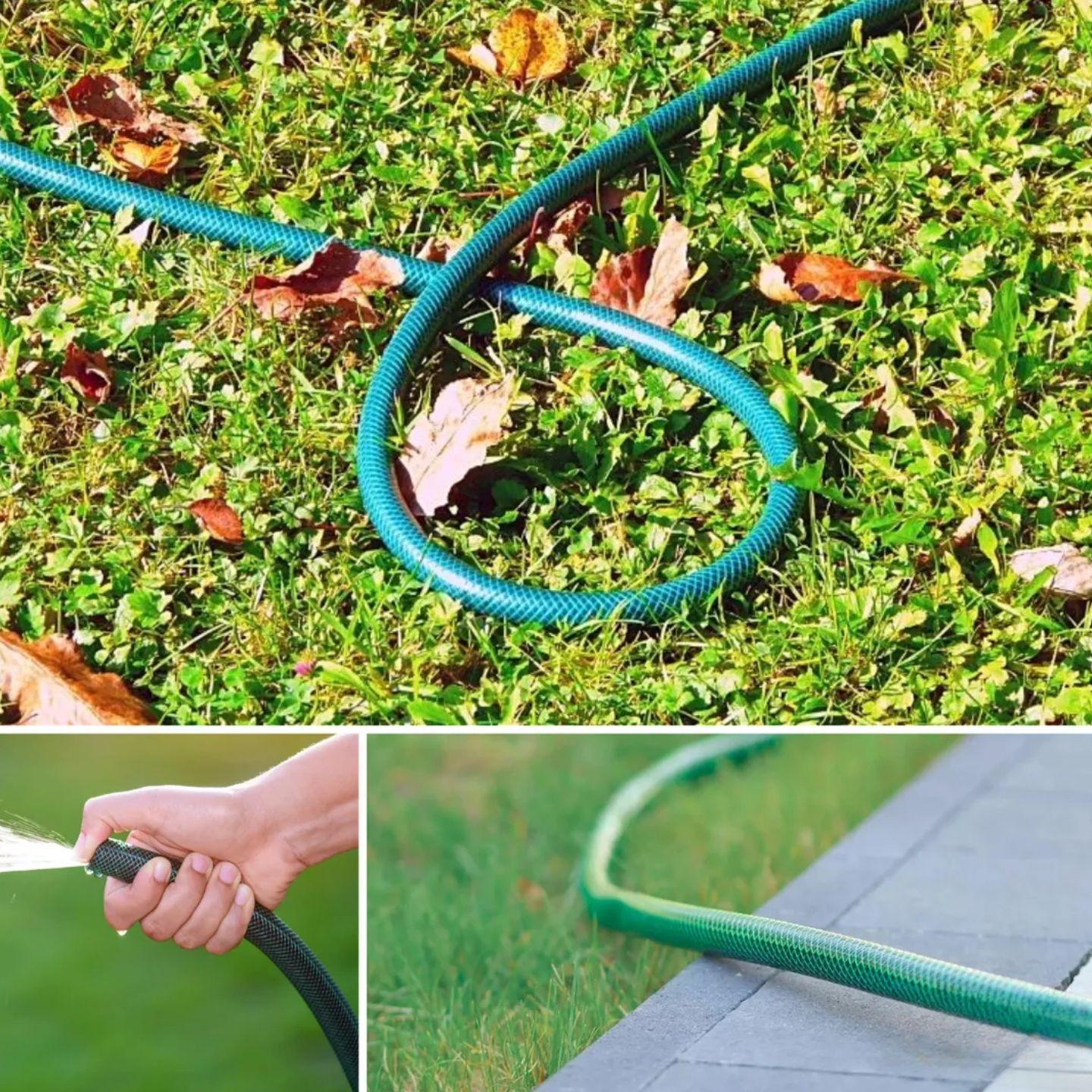 Manguera Jardín Con Malla 1 Pulgada 25 Metros Dicas-4