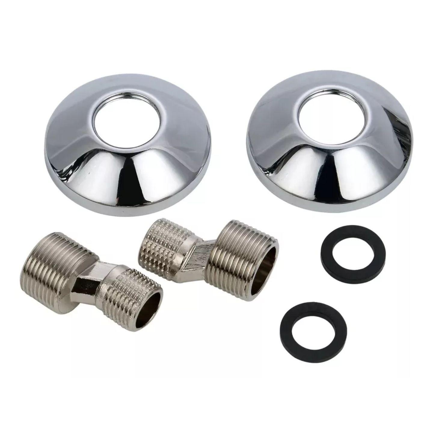 Llave Monomando Ducha Metalica Con Accesorios Yts-4