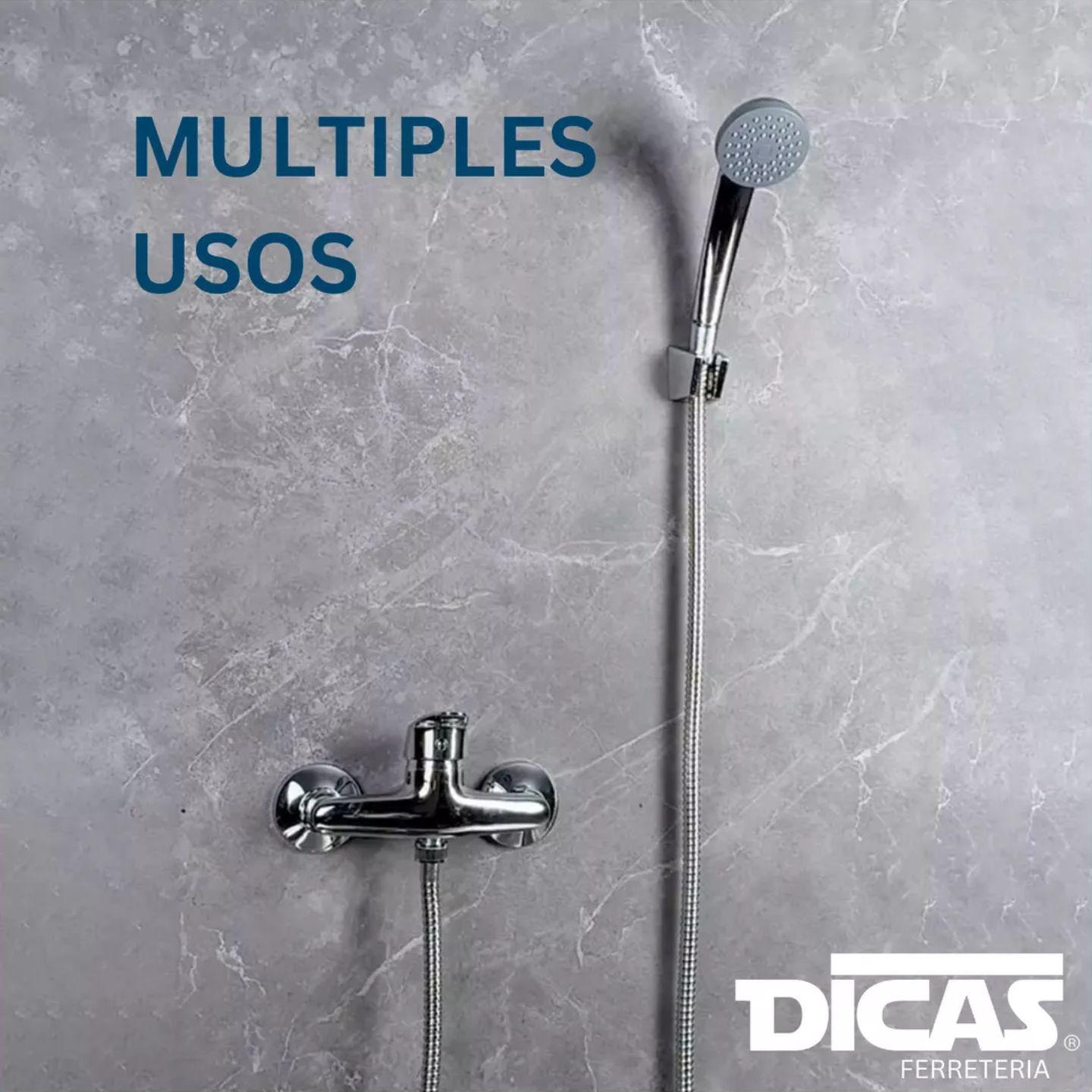 Llave Monomando Ducha Metalica Con Accesorios Yts-6
