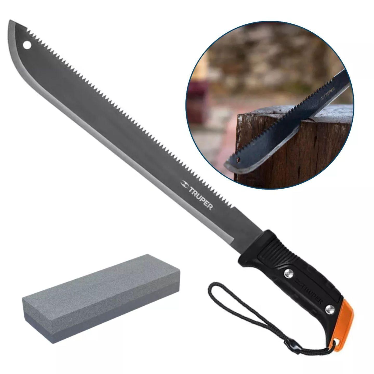 Machete Con Serrucho Truper Mas Piedra De Afilar-2