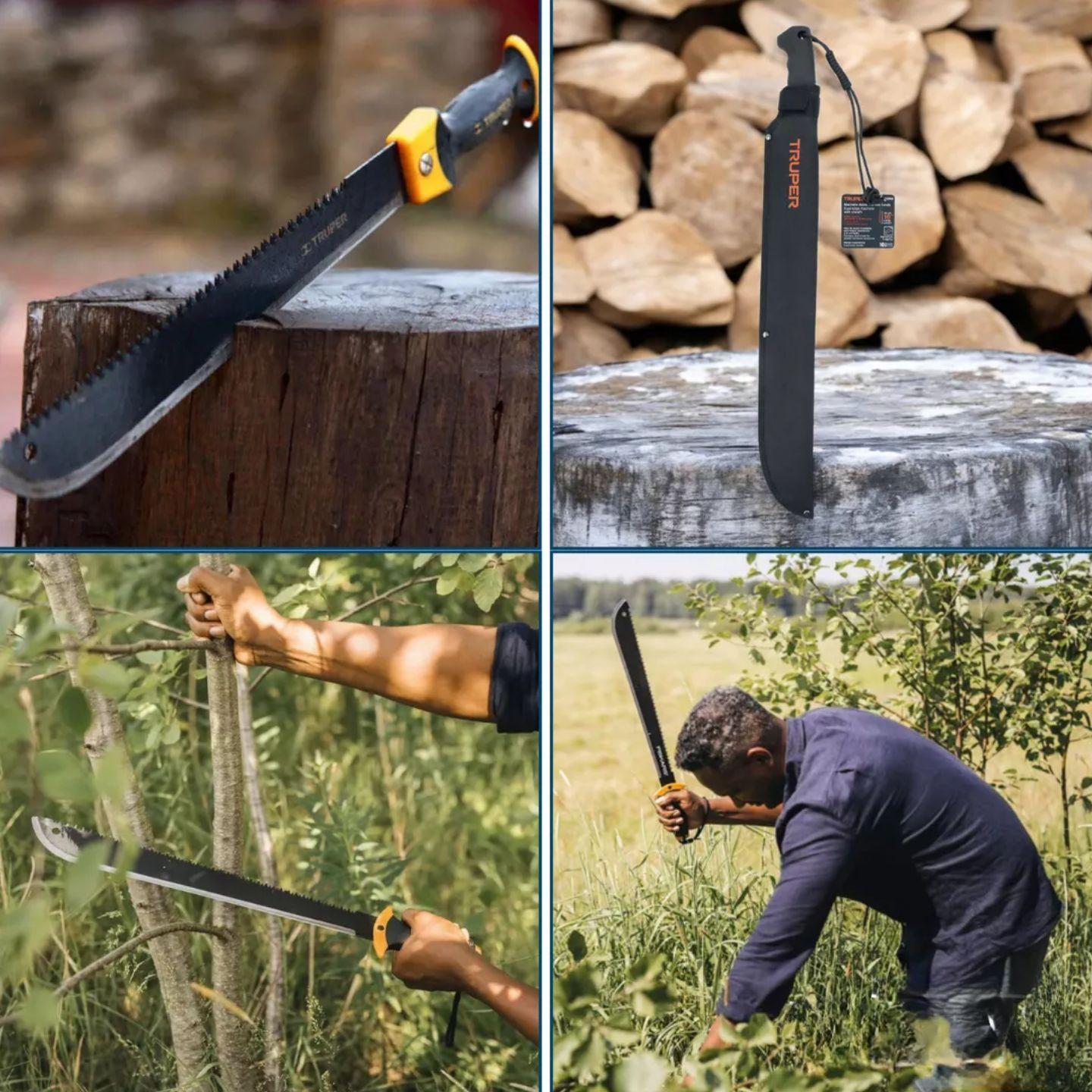 Machete Con Serrucho Truper Mas Piedra De Afilar-6