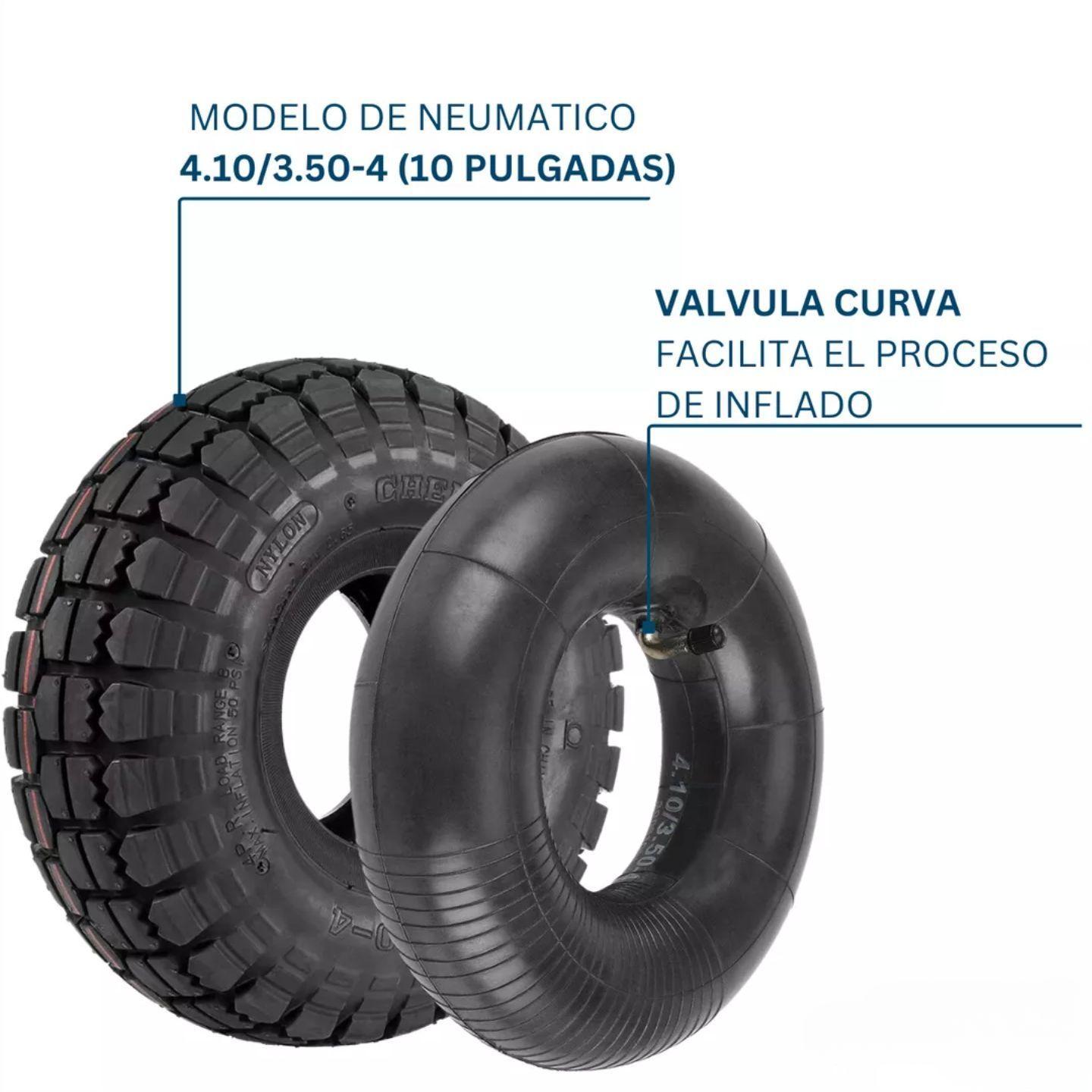 Set Neumáticos Con Cámara 10 Pulgadas 2 Unidades Dicas-4