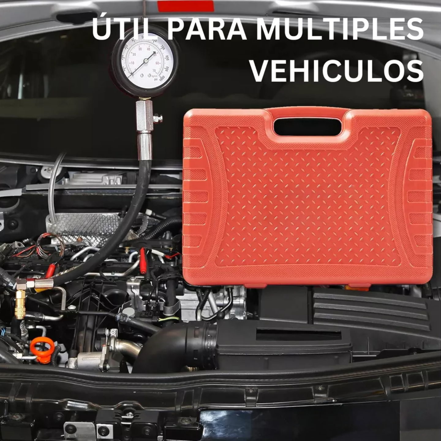Medidor de Presión Compresimetro Para Vehiculos Diesel Torxmeter-6