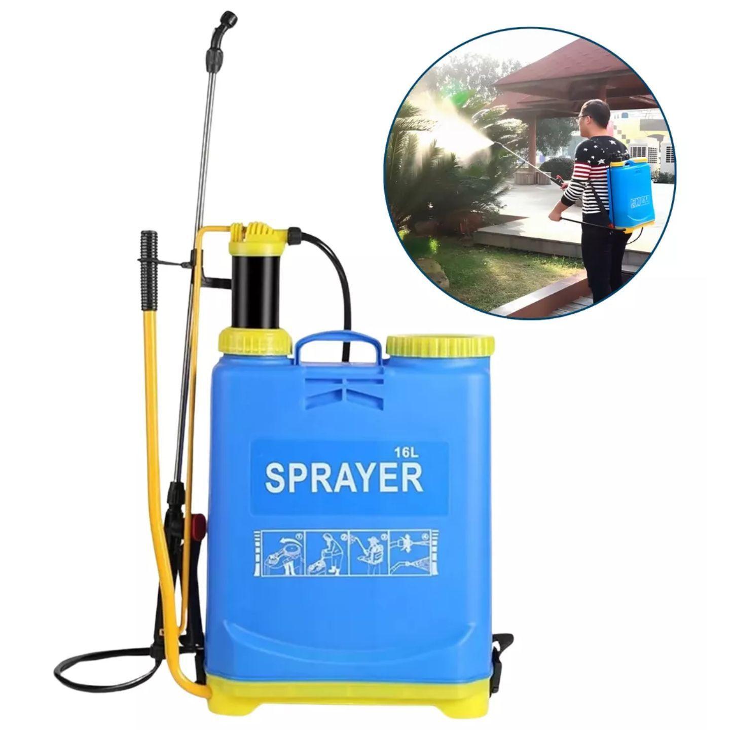Fumigador Pulverizador 16 Litros De Espalda Lifu-3