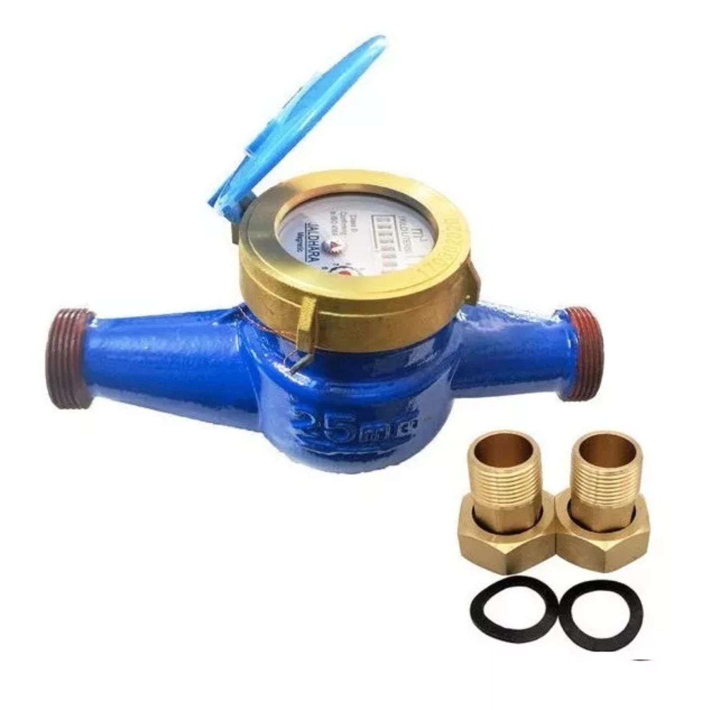 Medidor Remarcador De Agua 1 Pulgada Inoxcrom-0