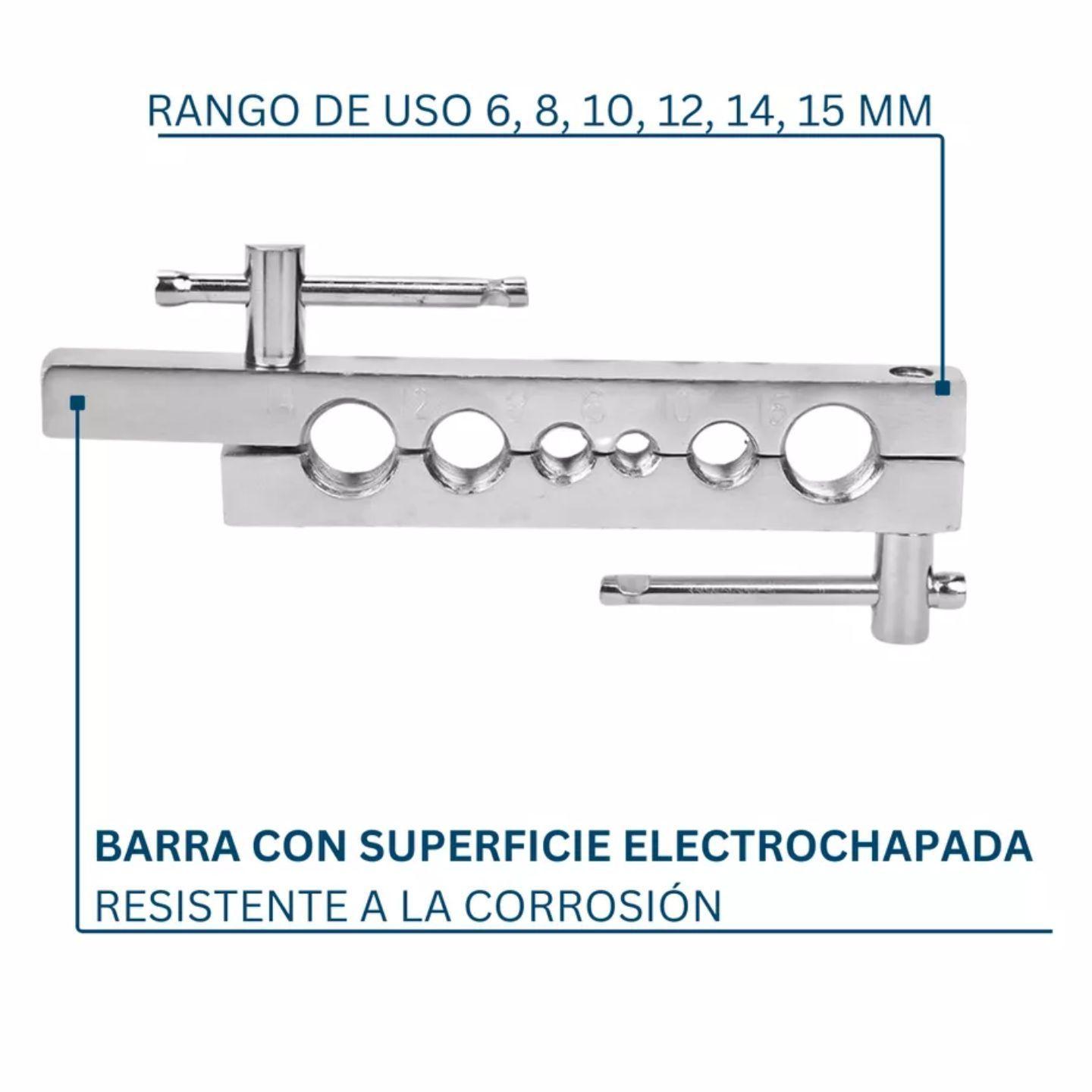 Cortatubo Avellanador Expandidor De Tubos Con Maleta Kp-2