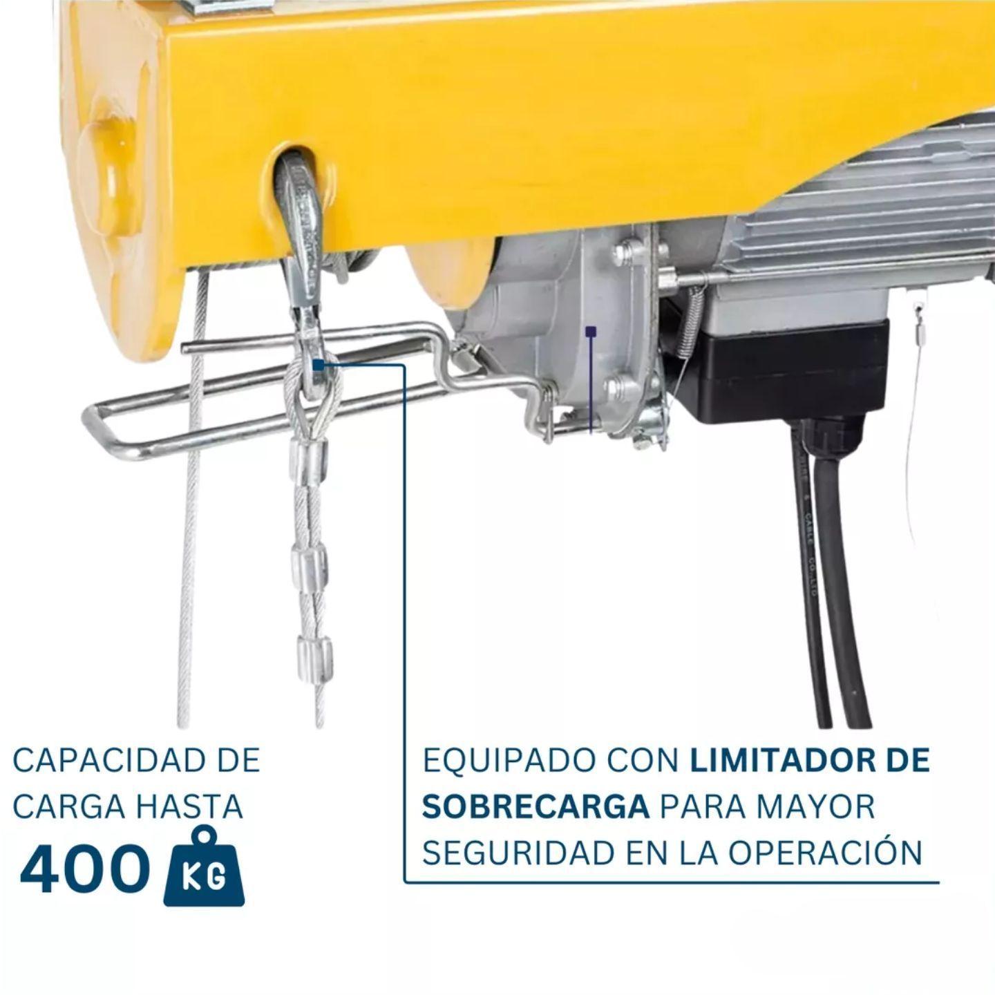 Tecle Eléctrico Winche 400 Kg Certificado Itaka-4