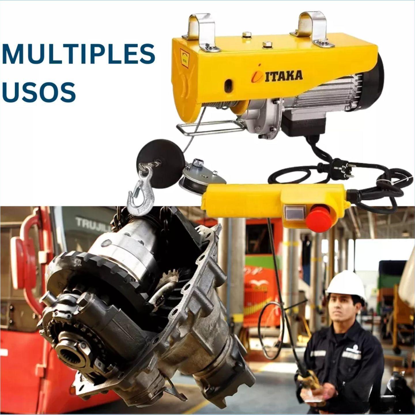 Tecle Eléctrico Winche 400 Kg Certificado Itaka-5