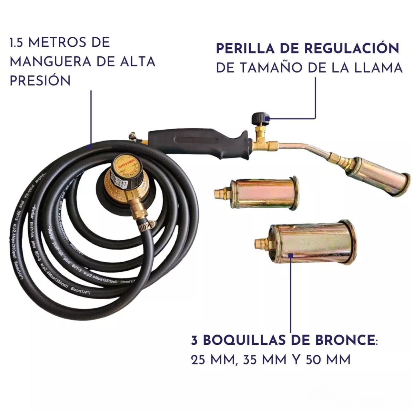 Soplete A Gas Para Soldar Con Tres Boquillas -4