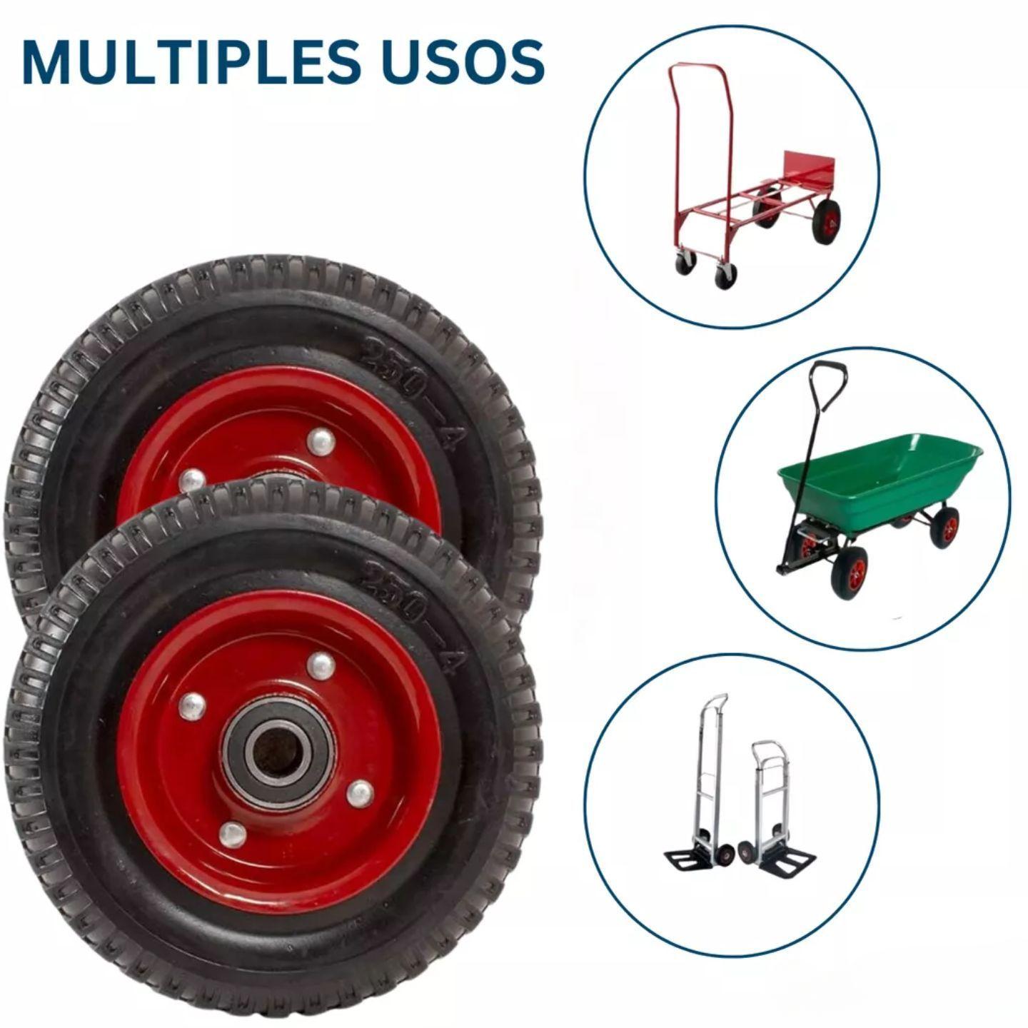 Ruedas Para Carro Macizas 8 Pulgadas Dicas-4