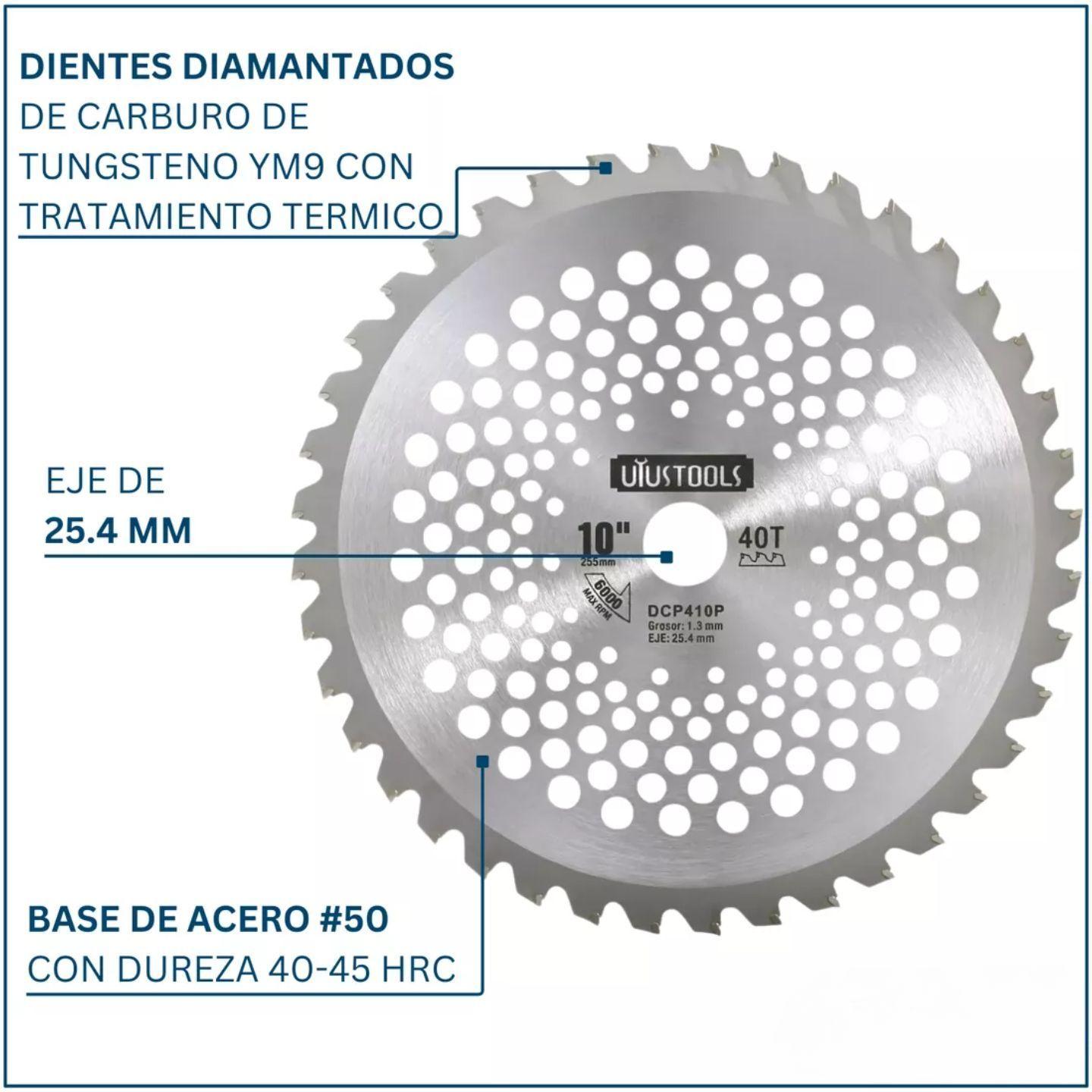 Disco Para Desbrozadora 10 Pulgadas 40 Dientes Uyustools-2