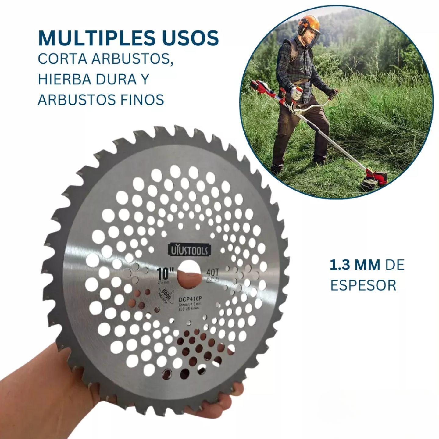 Disco Para Desbrozadora 10 Pulgadas 40 Dientes Uyustools-3