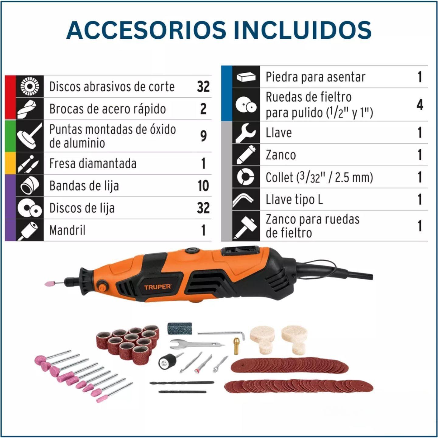 Dremel Mini Torno Multipropósito Con Accesorios Truper-4