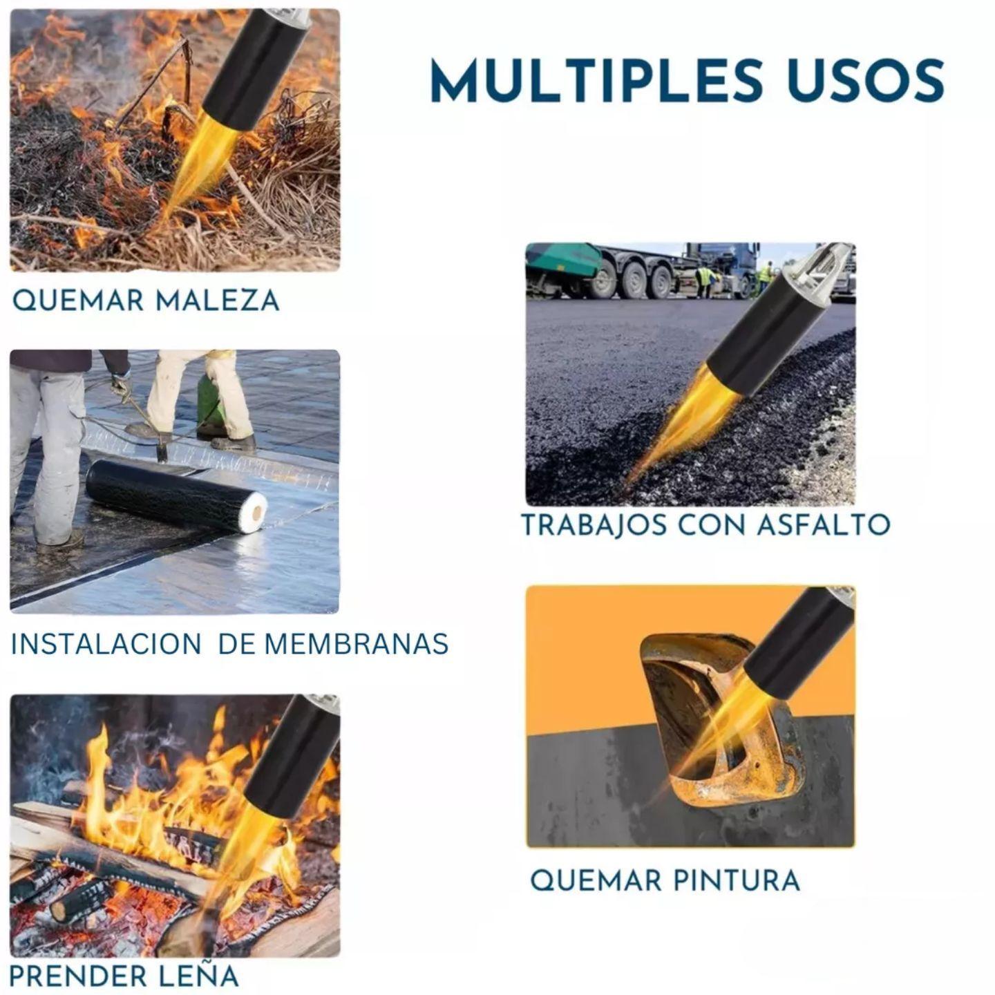 Soplete Turbo Membra Asfáltica Con Gatillo -4