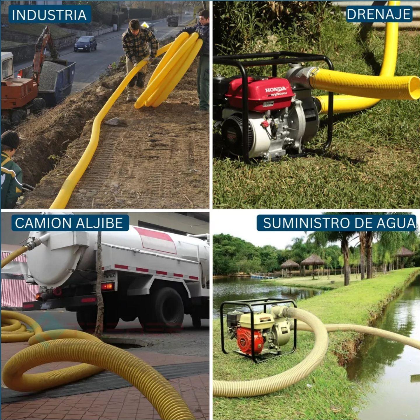 Manguera De Succión Motobomba 2 Pulgadas 5 Metros Dicas-5