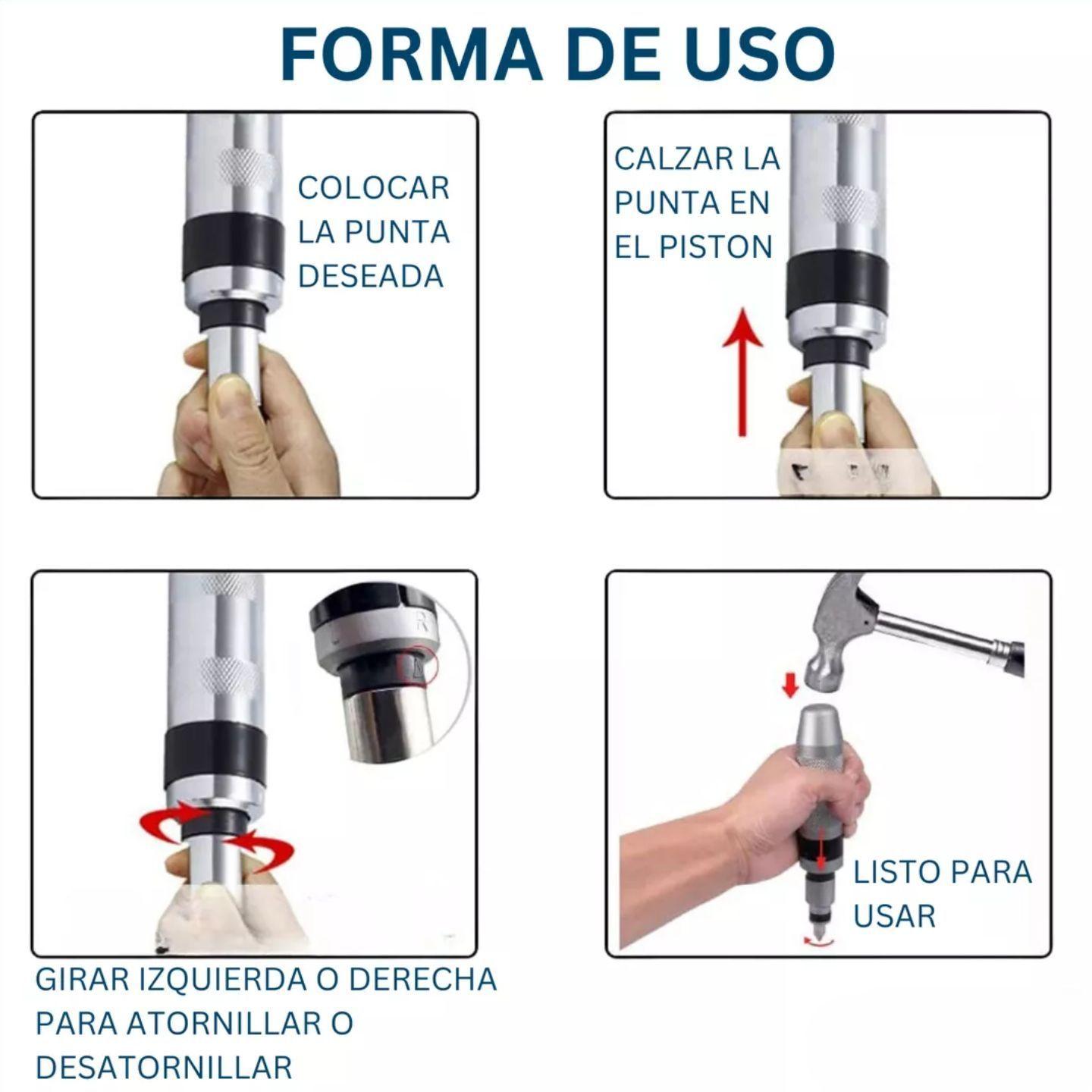 Destornillador De Impacto Con Maleta 7 Piezas -5