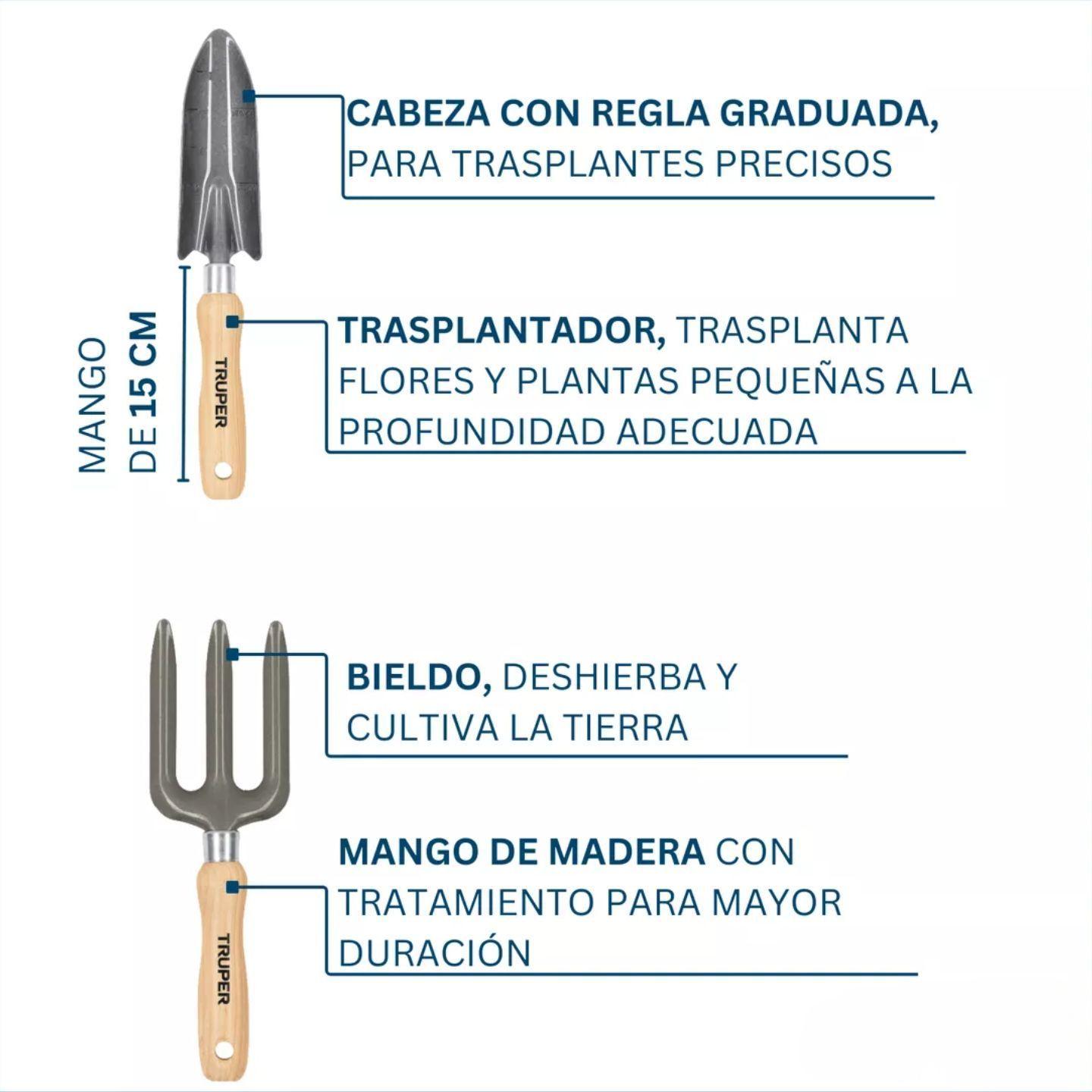 Herramientas De Jardinería 6 Pulgadas Truper-5