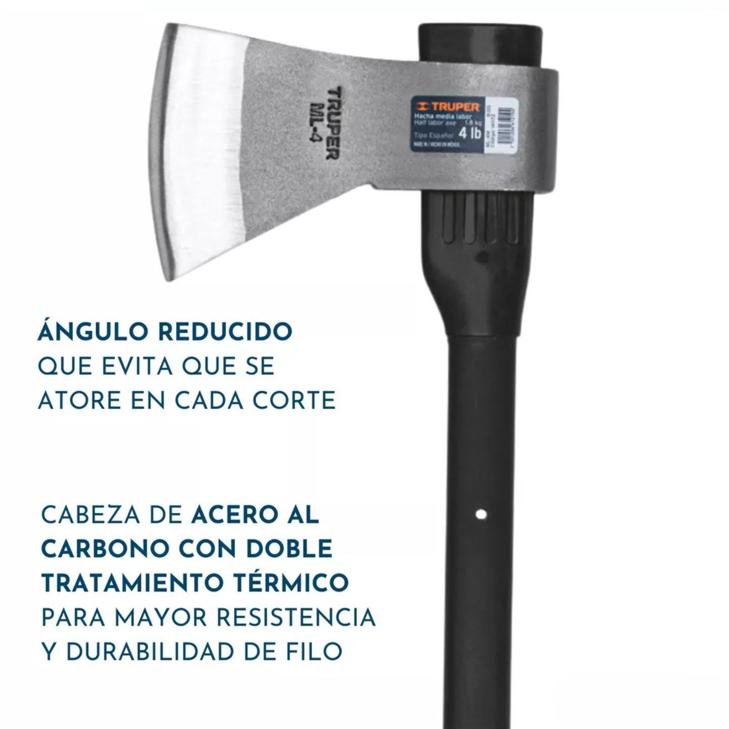 Hacha De Mano Leñadora 4 Libras Truper-2