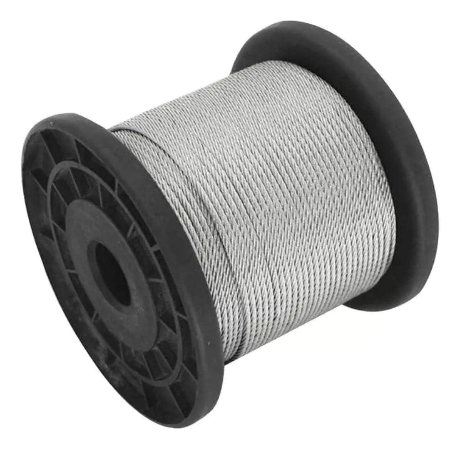 Piola De Acero Galvanizado 4 Mm 100 Metros Dicas-2