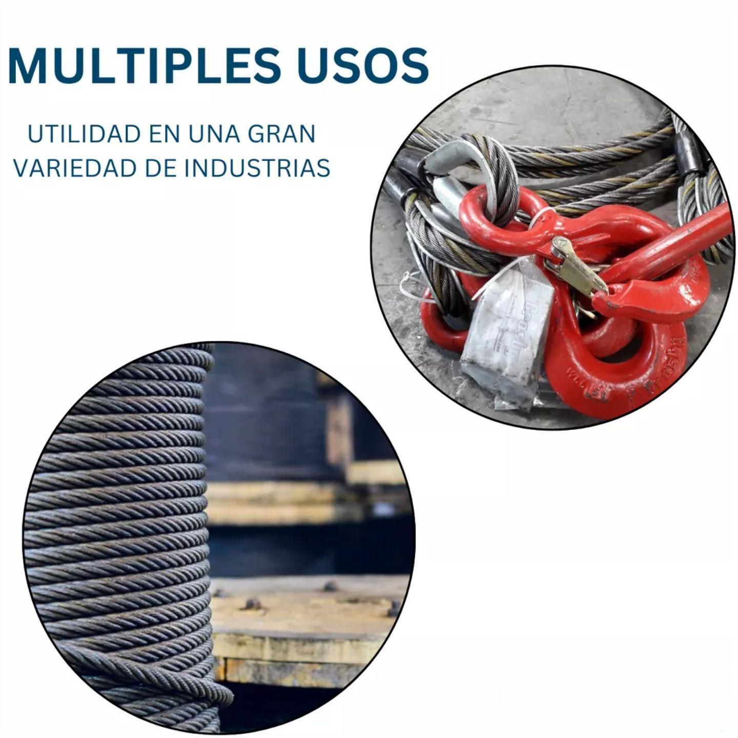 Piola De Acero Galvanizado 4 Mm 100 Metros Dicas-6