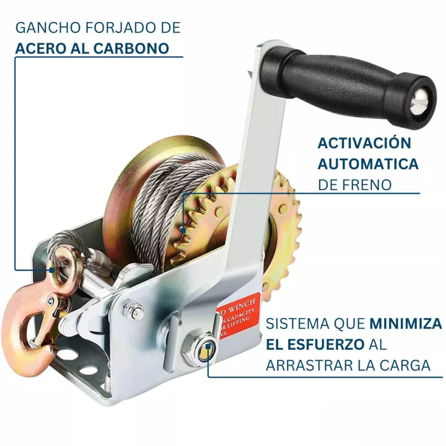Winche Malacate Manual 544 Kg Gs Optimus-4