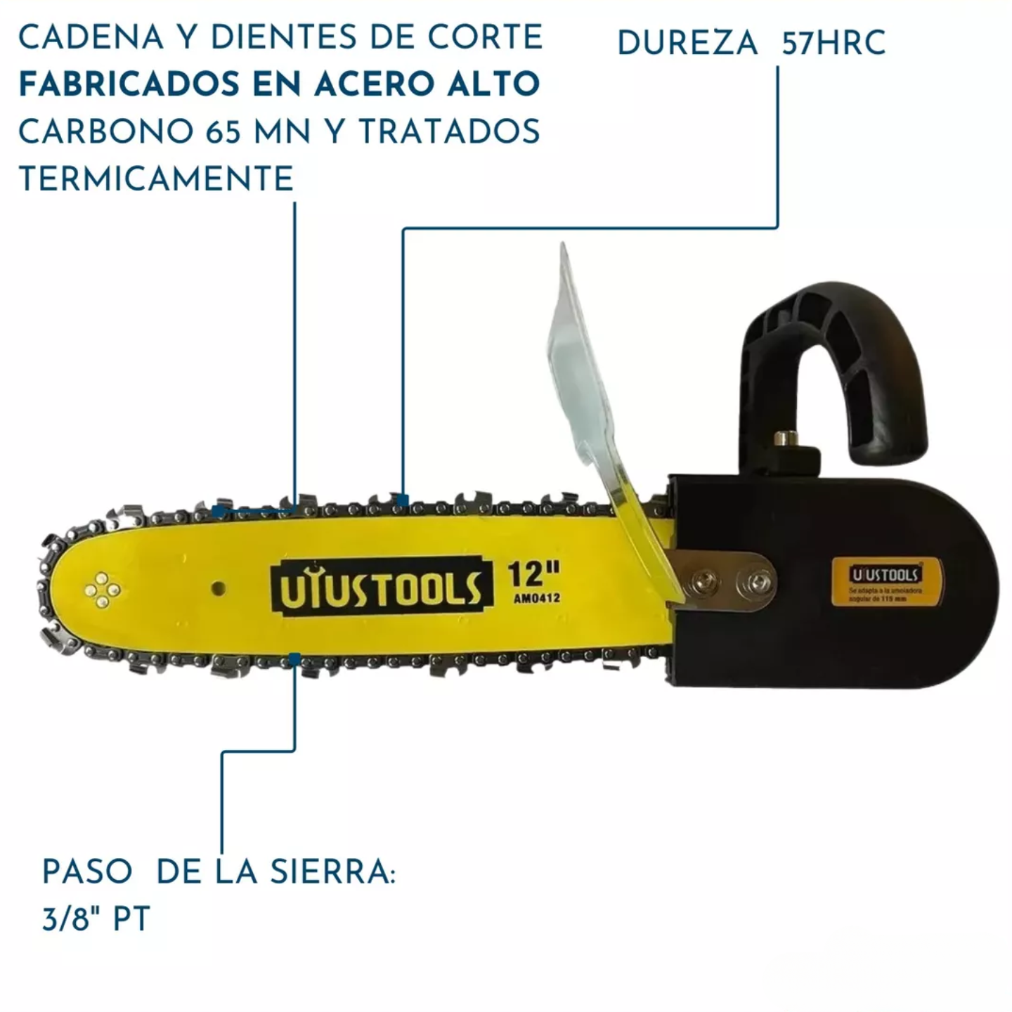 Adaptador De Motosierra Para Esmeril 12 Pulgadas Uyustools-2