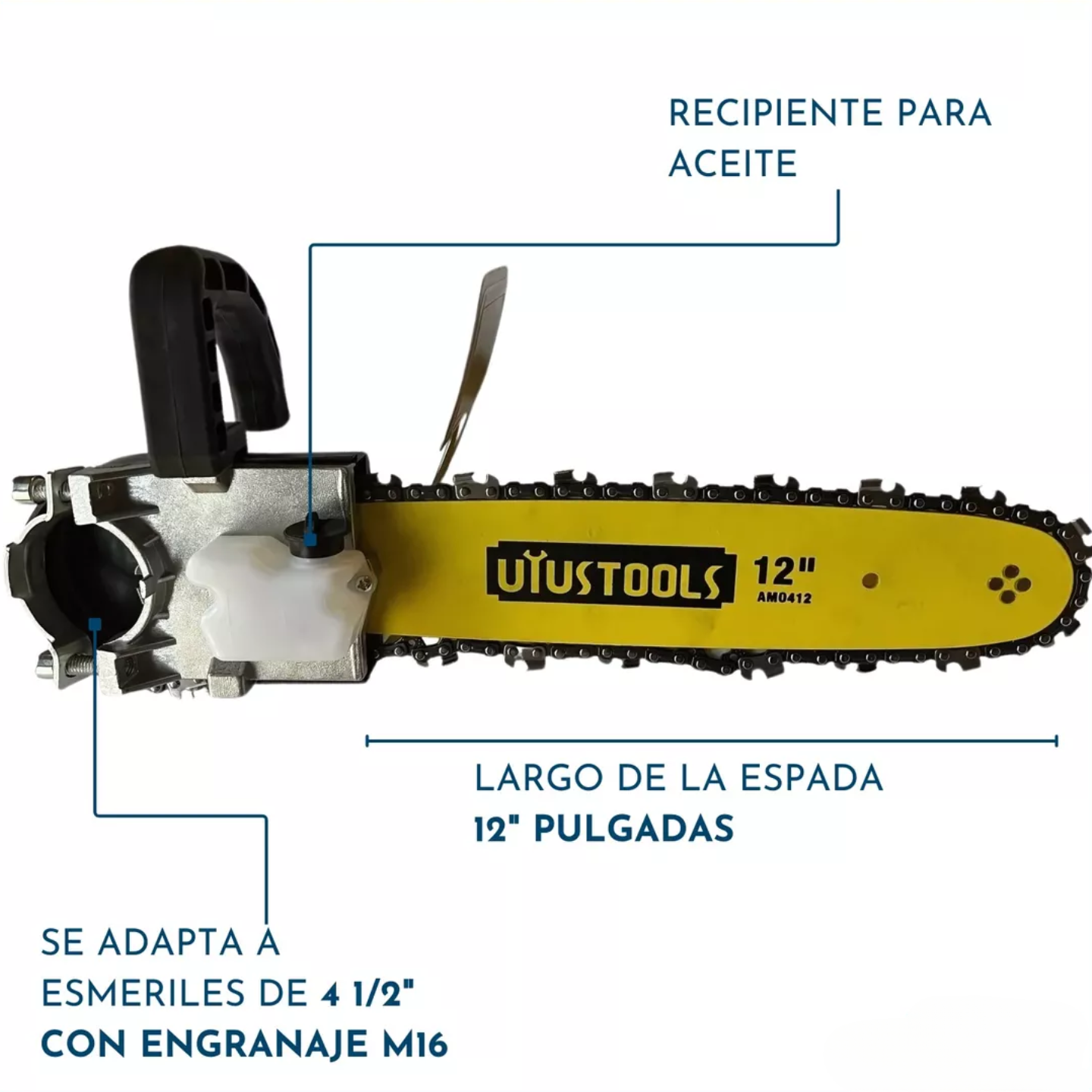 Adaptador De Motosierra Para Esmeril 12 Pulgadas Uyustools-3