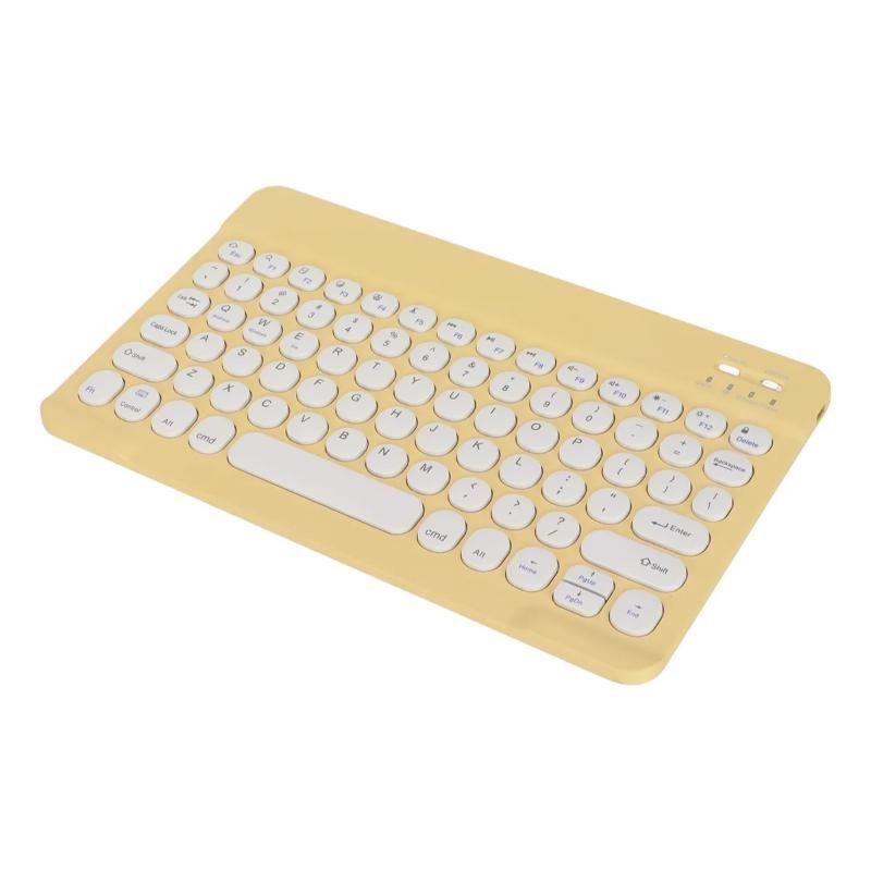 Kit Teclado Mouse Pastel Bt Para Windows Apple Android Slim-3