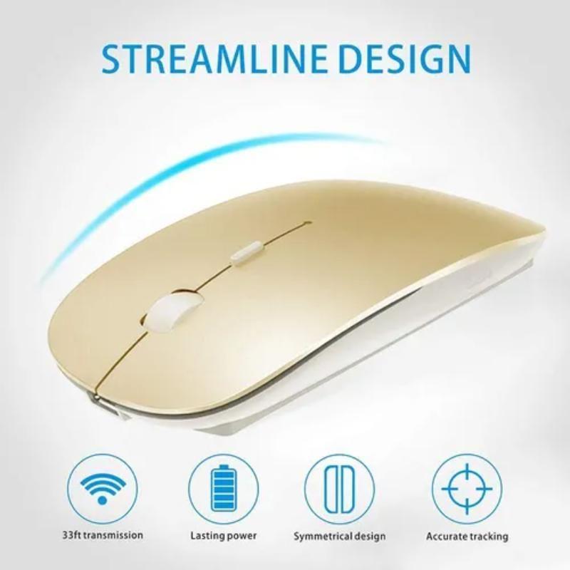Kit Teclado Mouse Pastel Bt Para Windows Apple Android Slim-5