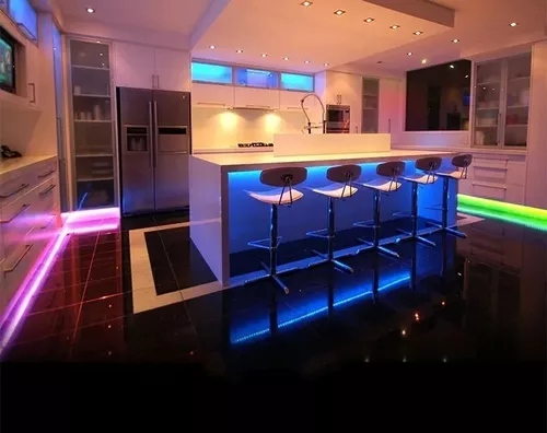 Tira Cinta Led 5050 Luces Rgb Alta Calidad 5m Control-4