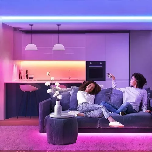 Tira Cinta Led 5050 Luces Rgb Alta Calidad 5m Control-5