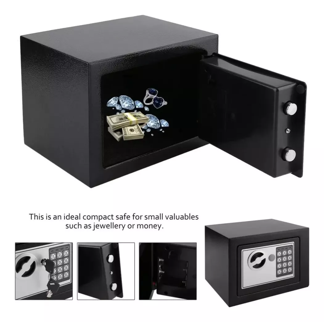 Pack 3 Cajas Fuertes Seguridad Digital Para Anclar A Pared-7