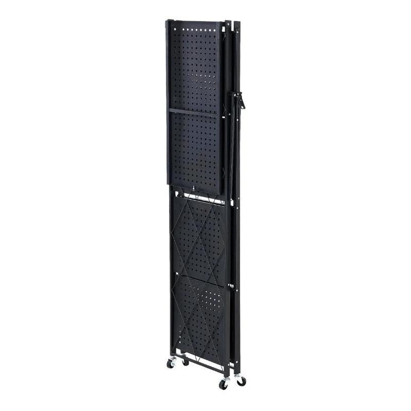 Organizador Estante Plegable 3 Niveles Ruedas Cocina Living-2