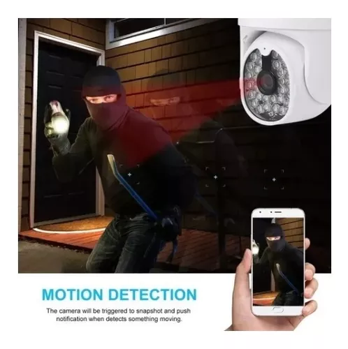 Cámara Ip Con Movimiento, Infrarrojo Impermeable Wifi Hd-5