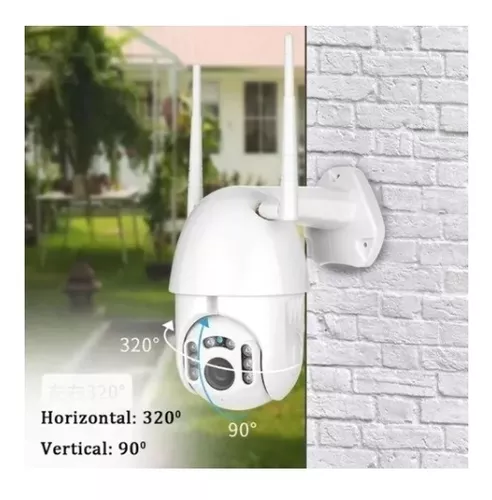 Cámara Ip Con Movimiento, Infrarrojo Impermeable Wifi Hd-6