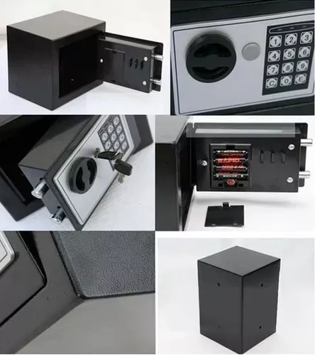 Caja Fuerte Caja Seguridad Digital Para Anclar A La Pared-4