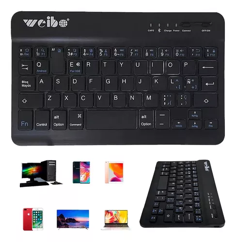 Mini Teclado Slim Inalámbrico Bluetooth Telefono Tablet Pc-4