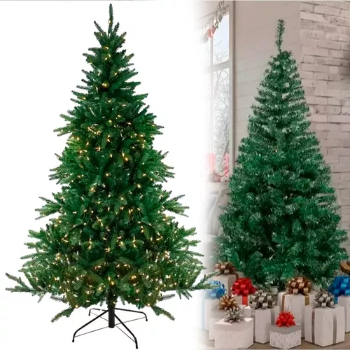 Árbol De Navidad 1.80 Pascua Verde Con Base Armado Facil-4