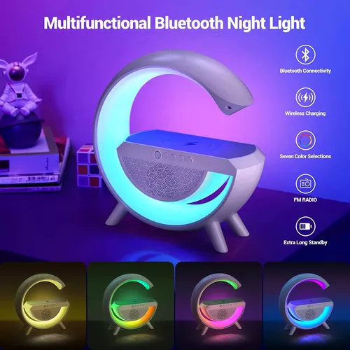 Lámpara Bluetooth Usb Aux Micro Sd Inteligente Multicolor-1