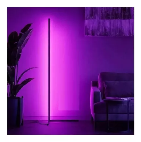 Lampara De Esquina Pie Usb Luces Led Rgb Ambiente-2