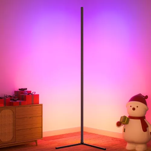 Lampara De Esquina Pie Usb Luces Led Rgb Ambiente-3