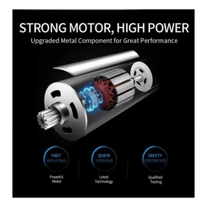 Compresor De Aire Inflador Portable De Auto 12v -4