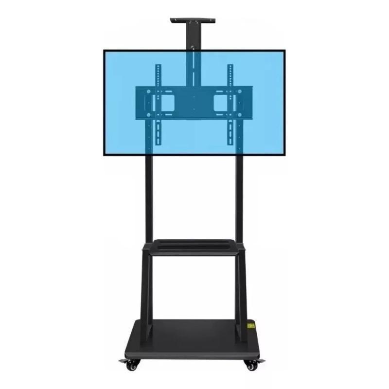 Soporte Tv Movil Con Ruedas 32 A 70 Base Pedestal 145cm altura-7