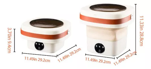 Mini Lavadora Portatil Plegable Lavado Y Drenado-4