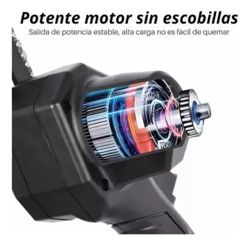 Sierra Portatil Inalámbrica Alta Potencia Motosierra-4
