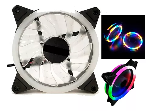 Fan Cooler 120mm Pc Gamer Led Rgb 4pin Ide Chasis Ventilador-1