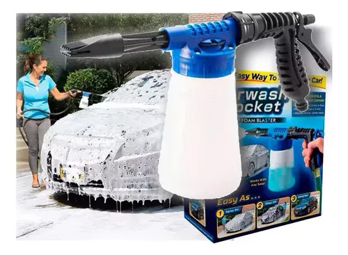 Pulverizador De Agua Pistola Lanza Espuma Lavacarro Rociador-4