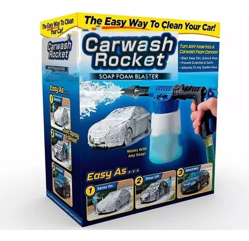 Pulverizador De Agua Pistola Lanza Espuma Lavacarro Rociador-5